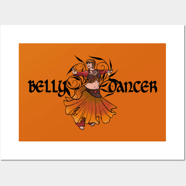 Belly Dancer Wall Art by bubbsnugg